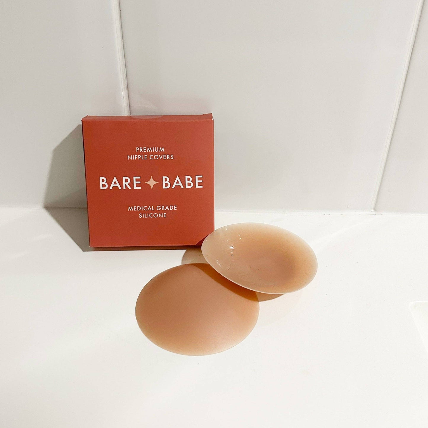 Bare Babe - Honey - Invisible Adhesive Nipple Covers - Creme