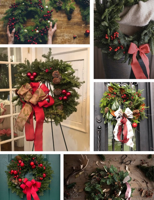 FRESH Holiday Wreath Workshop 12/10