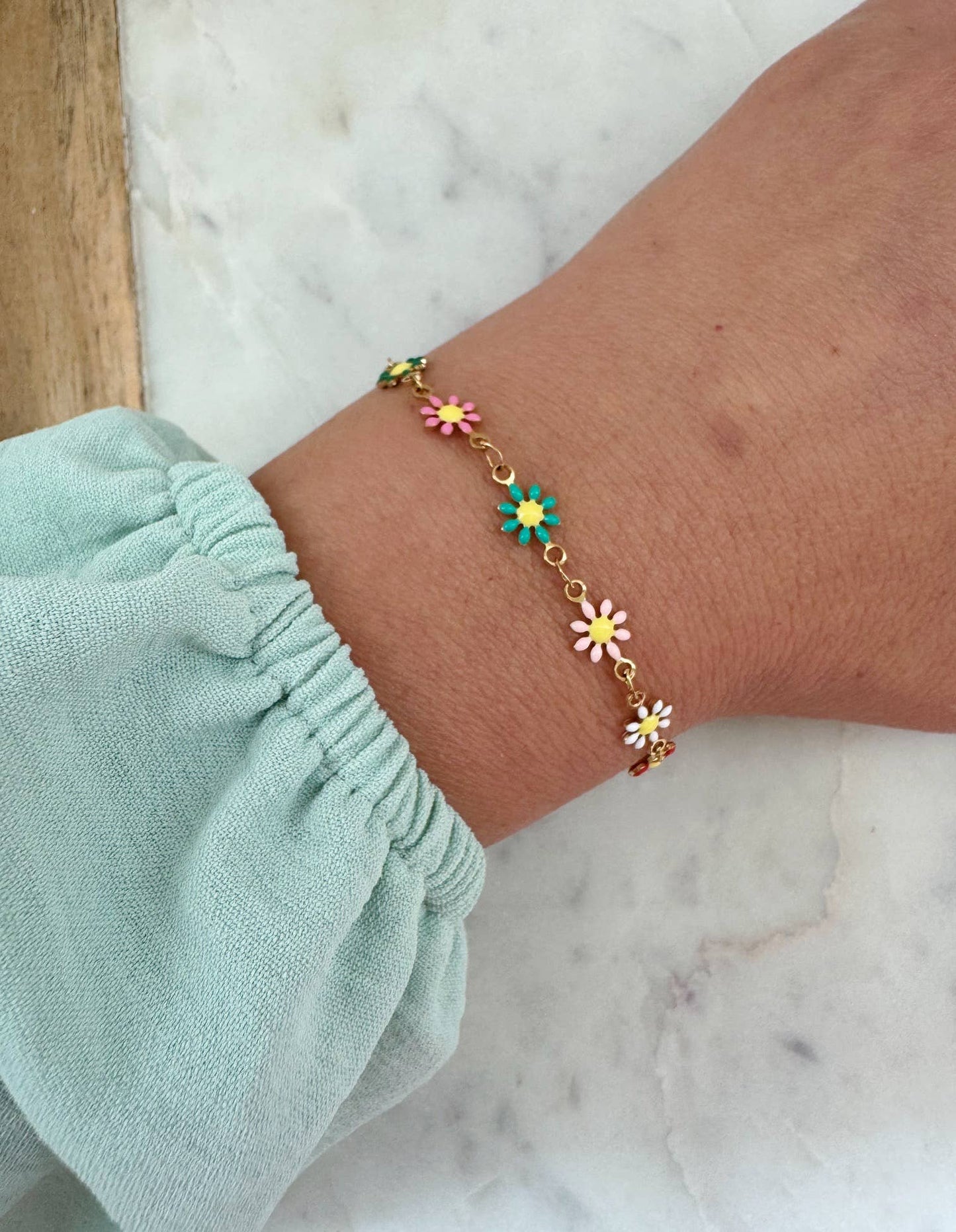 Laalee Jewelry - Colorful Flower Bracelet