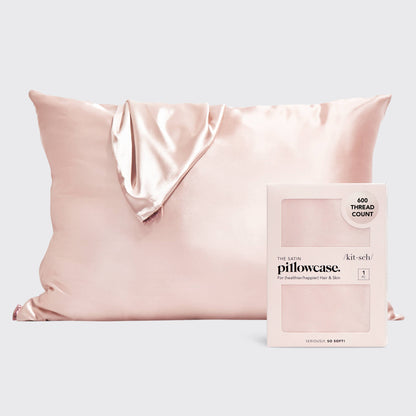 KITSCH - Satin Pillowcase - Blush