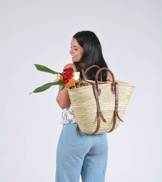 Melecraft - Summer Days Straw Tote / Backpack