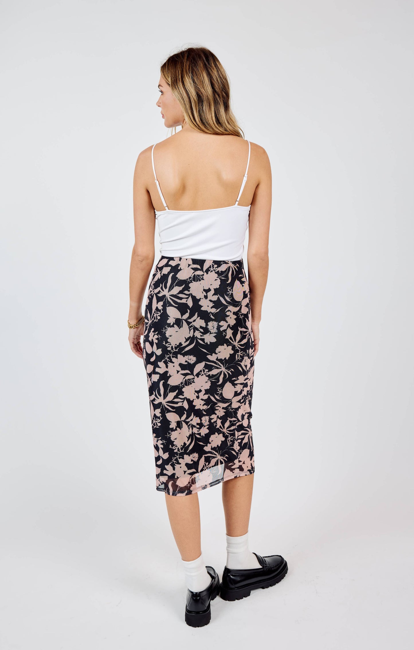 Sadie & Sage - Rejuvenate Mesh Midi Skirt