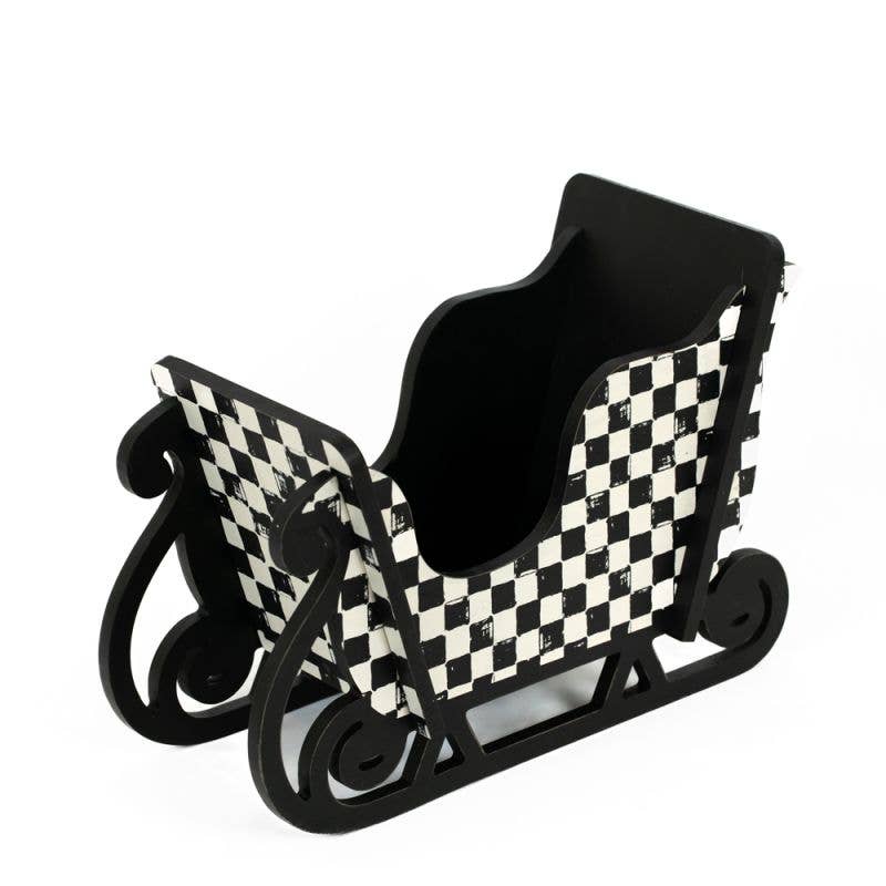 Adams & Co. - Checkered Sleigh - 13x8x6