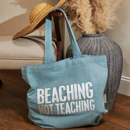 Primitives by Kathy - Beaching Not Teaching Tote