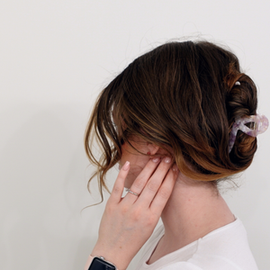 Love Attack - Joanna Cellulose Acetate Hair Claw Clips: Purple Multi