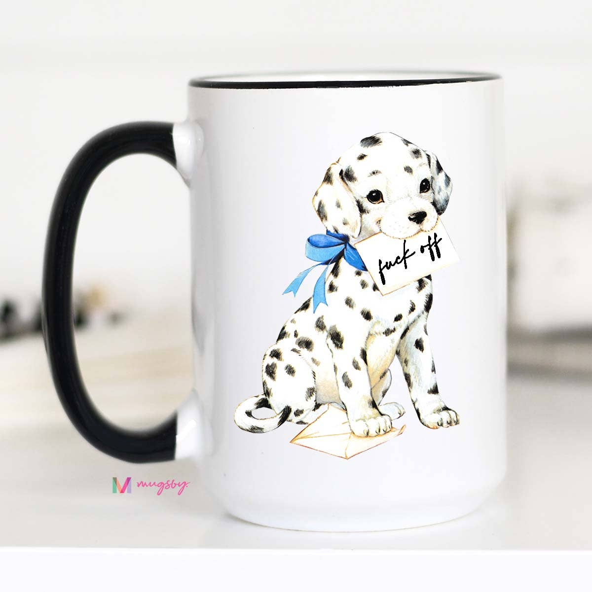 Mugsby - Fuck Off Funny Dog Coffee Mug