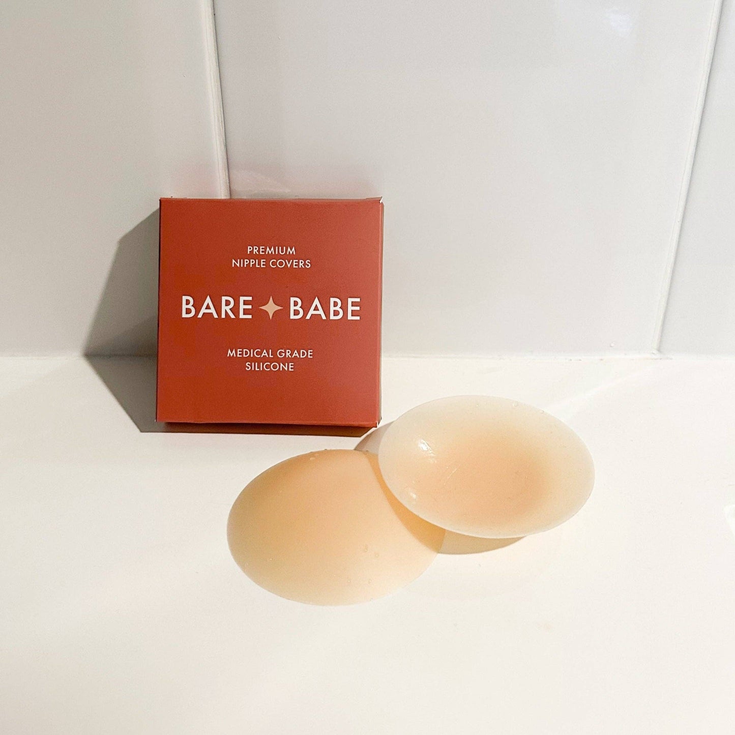 Bare Babe - Honey - Invisible Adhesive Nipple Covers - Creme