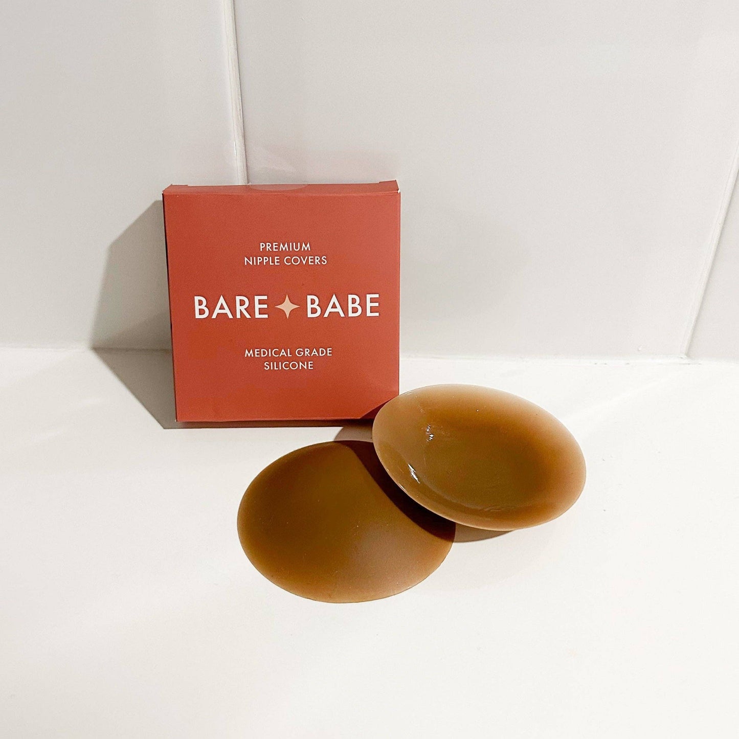 Bare Babe - Honey - Invisible Adhesive Nipple Covers - Creme