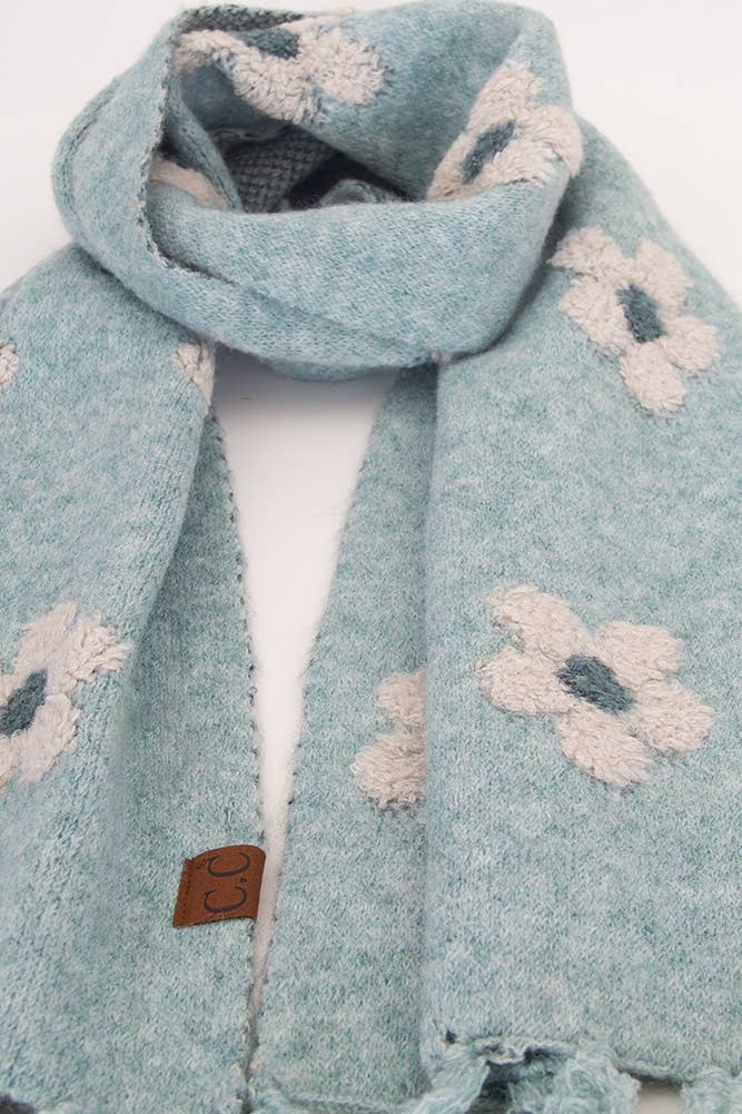 Hana - C.C Daisy Pattern Scarf