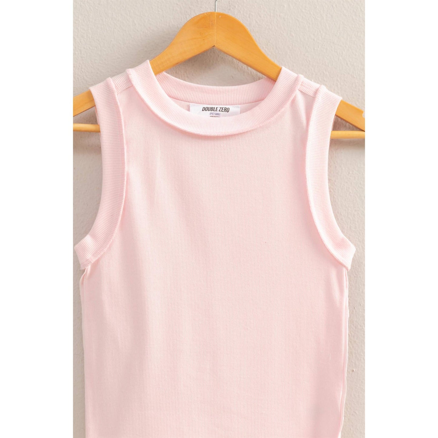 HYFVE - DZ25C058-Round Neck Ribbed Tank Top