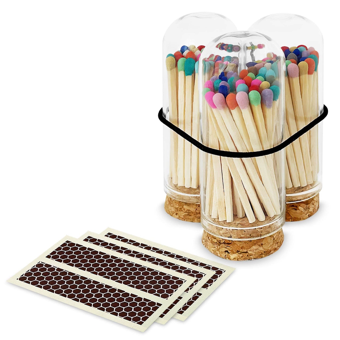 Thankful Greetings - 2" Matches + Mini Cloche - Colors of Your Choice + Strikers
