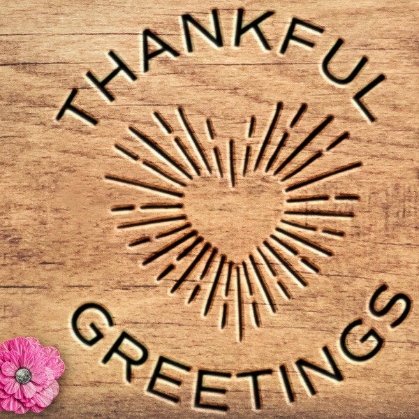Thankful Greetings - 2" Matches + Mini Cloche - Colors of Your Choice + Strikers