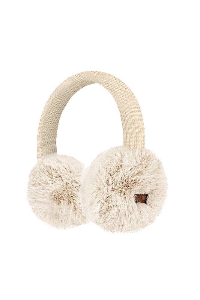 Hana - C.C Faux Mink Fur Knitted Earmuff