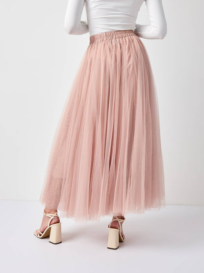 Choklate Paris - Aria Tulle Skirt -Old Rose