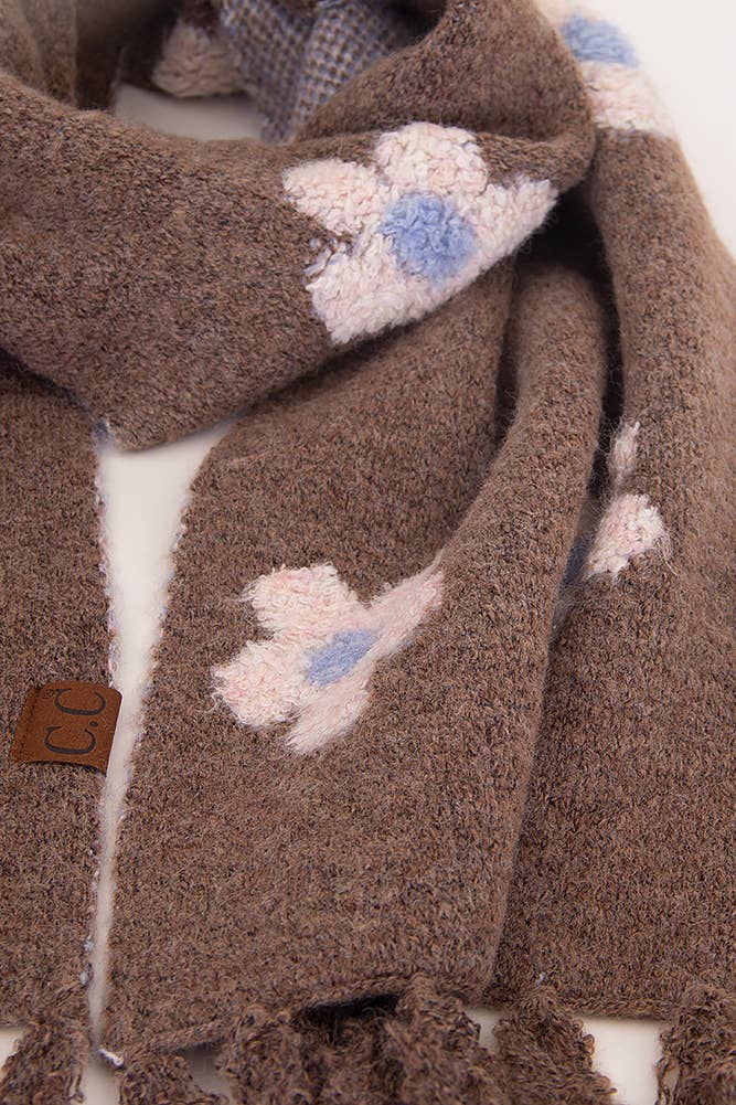 Hana - C.C Daisy Pattern Scarf