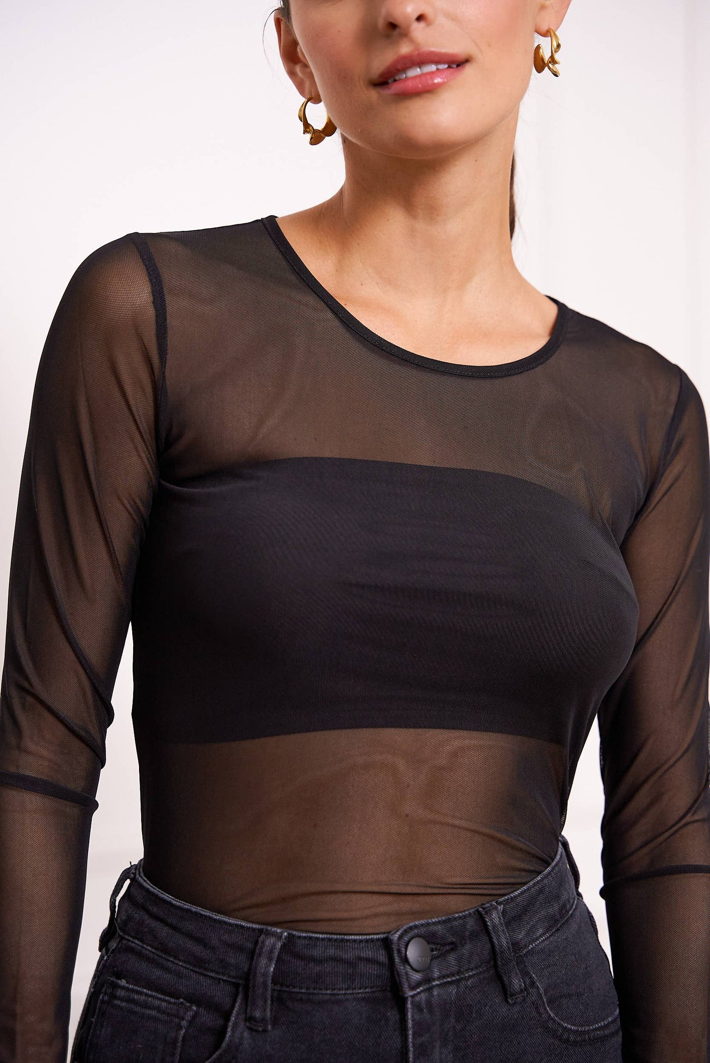 Choklate Paris - Mesh Top - Black