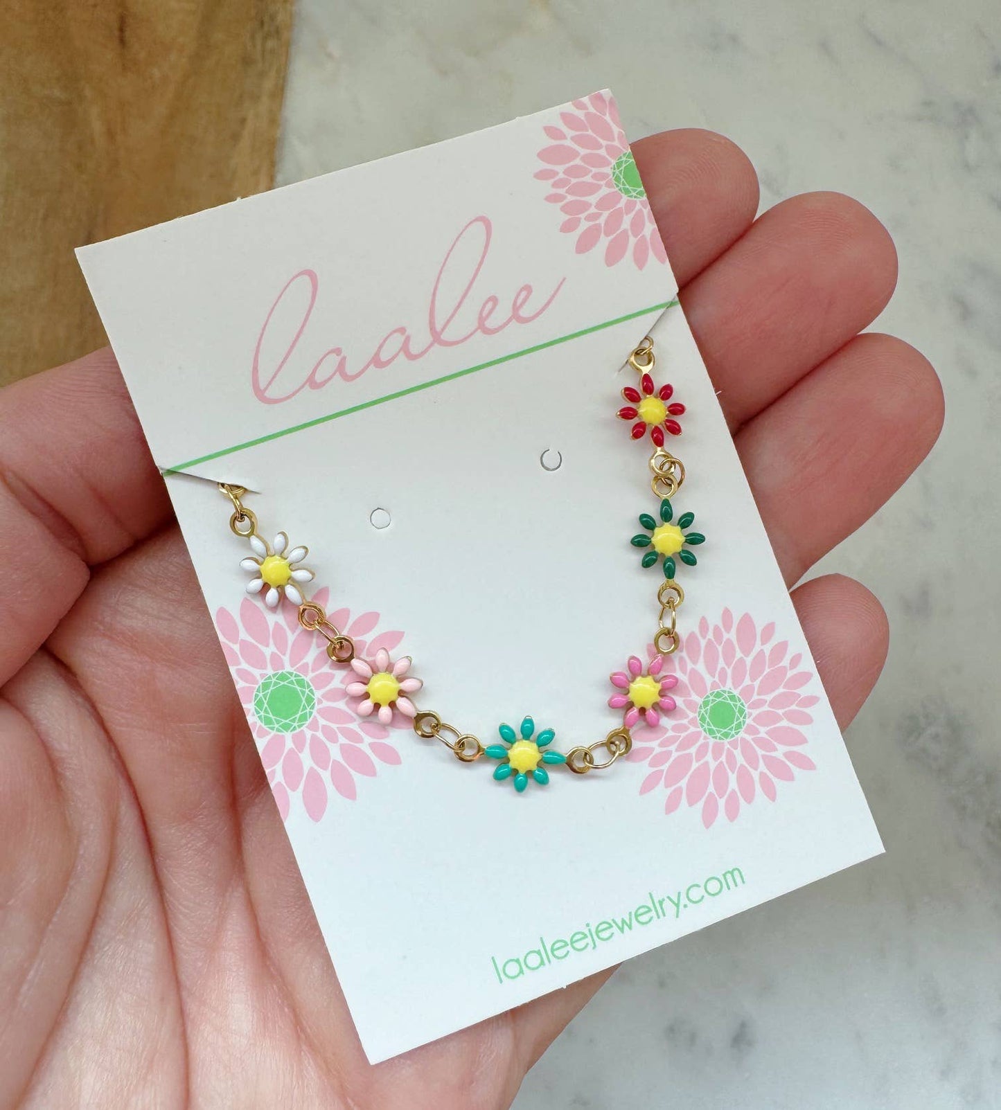 Laalee Jewelry - Colorful Flower Bracelet