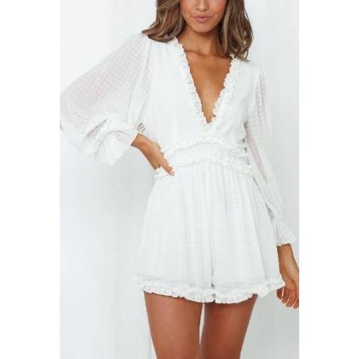 Saints & Secrets - Deep V Romper