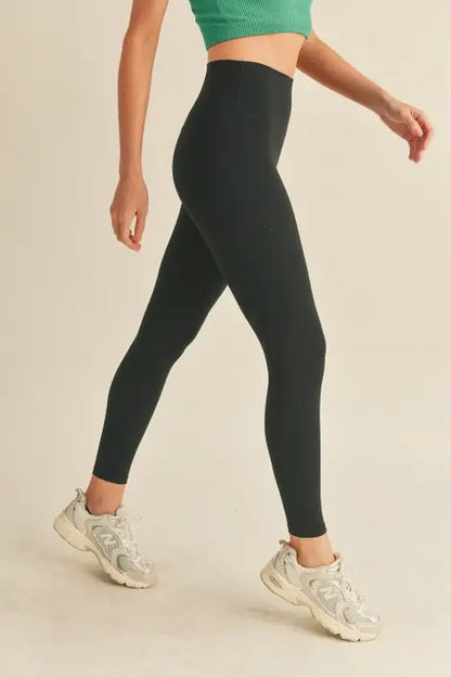 KIMBERLY C - Black Aligned Performance High-Rise Leggings - Black