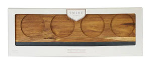 Twine - Acacia Wood Wine Flight Board by Twine®