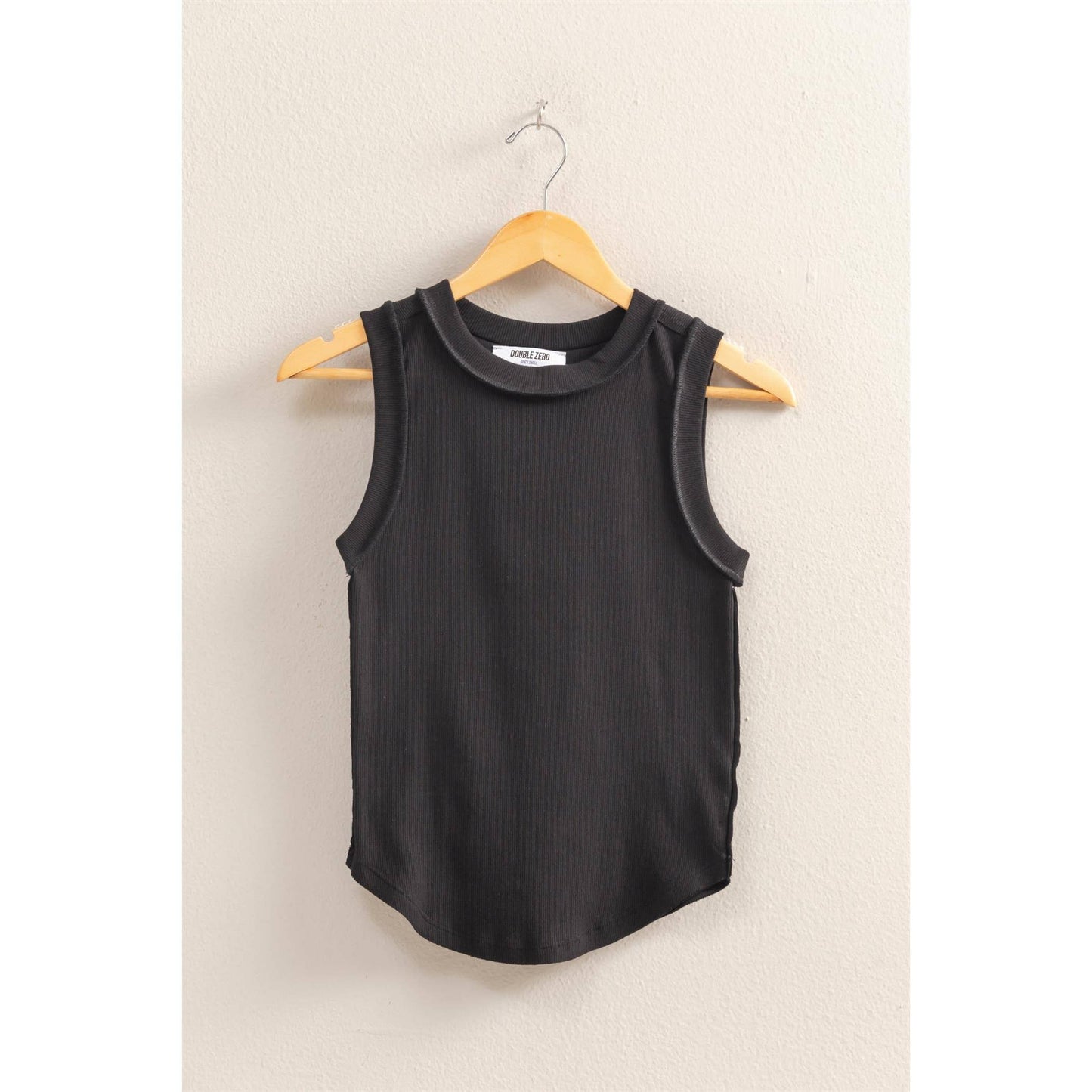 HYFVE - DZ25C058-Round Neck Ribbed Tank Top