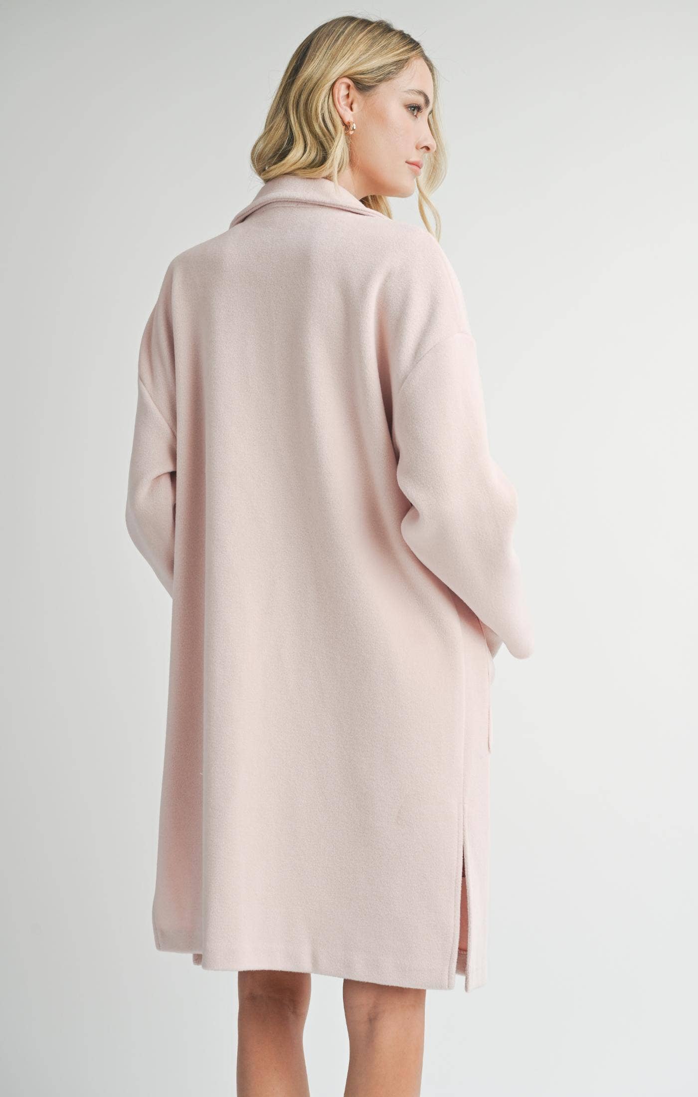 Sadie & Sage - Hayley Open Coat - Light Pink