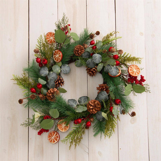 Audrey's - Wreath - Dried Faux Oranges And Berries (PC)
