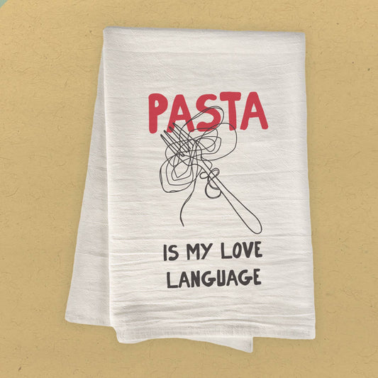 Boheme Bliss - Pasta Is My Love Language Cotton Tea Towel