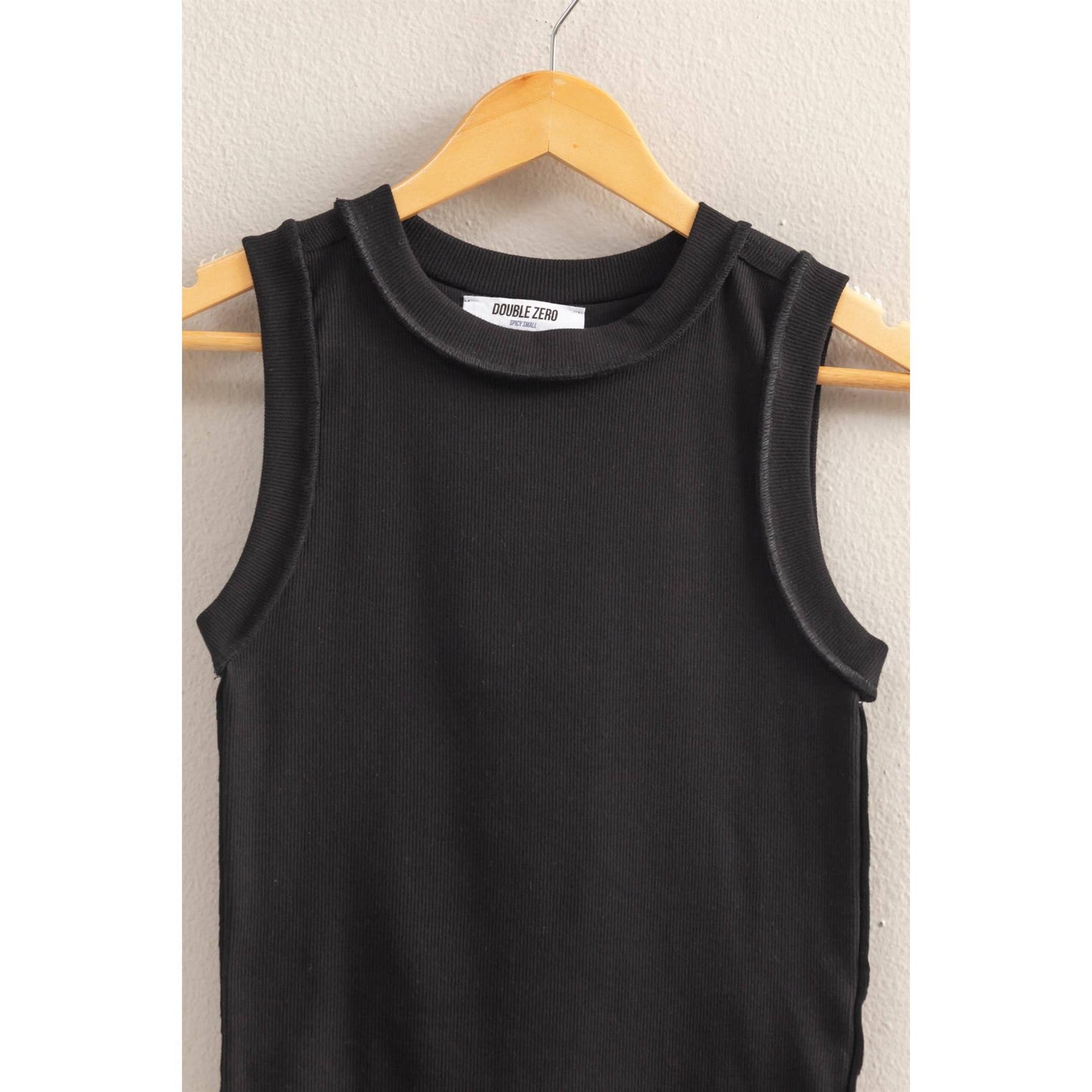 HYFVE - DZ25C058-Round Neck Ribbed Tank Top