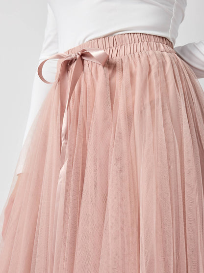 Choklate Paris - Aria Tulle Skirt -Old Rose