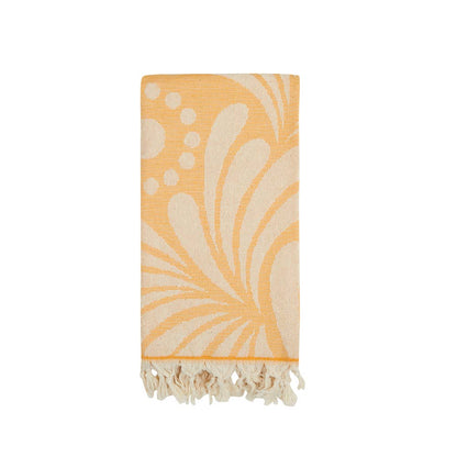 Kikoya - Rio Turkish Terry Beach Bath Towels Sauna Spa Pool Hammam: Mustard