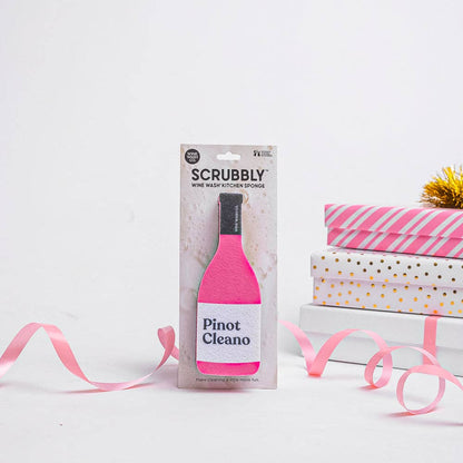 Wine Wash Co. - Scrubbly™ Sponge - Pink Pinot