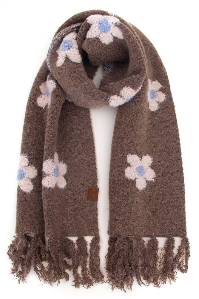 Hana - C.C Daisy Pattern Scarf