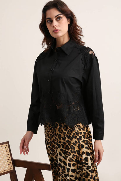 Choklate Paris - Embroidered Cotton Shirt