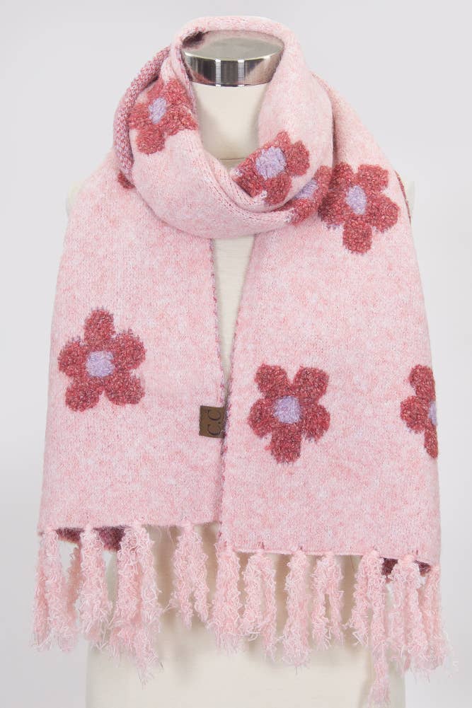 Hana - C.C Daisy Pattern Scarf