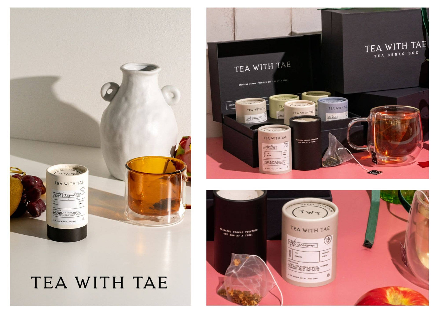 Tea with Tae - Calming Escapes - Tea Bento Box (6-Pack) - Spa Collection