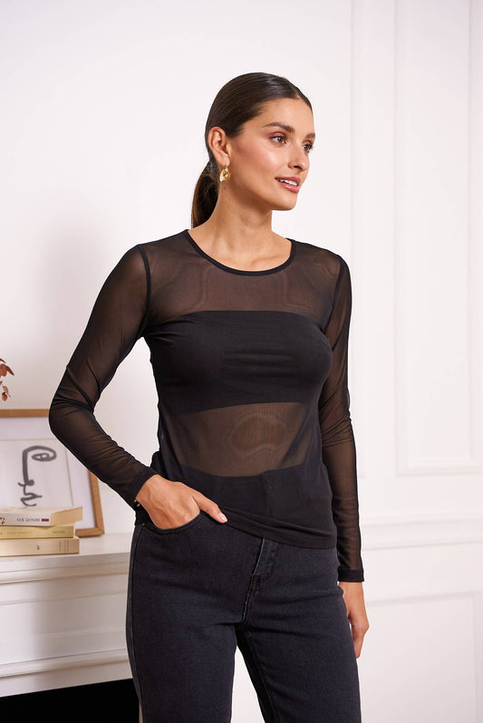 Choklate Paris - Mesh Top - Black