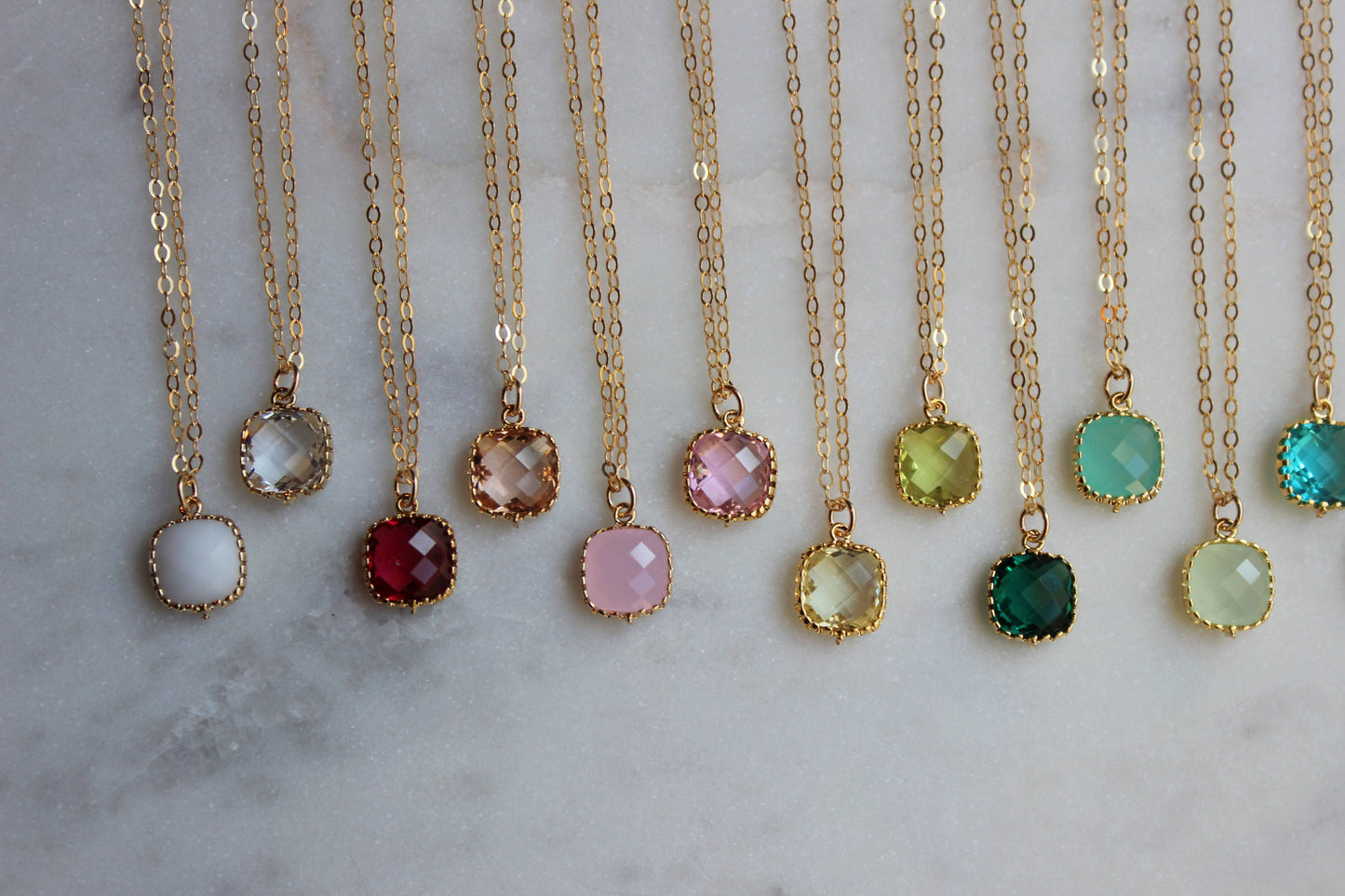 Laalee Jewelry - Gemstone Glass Necklaces