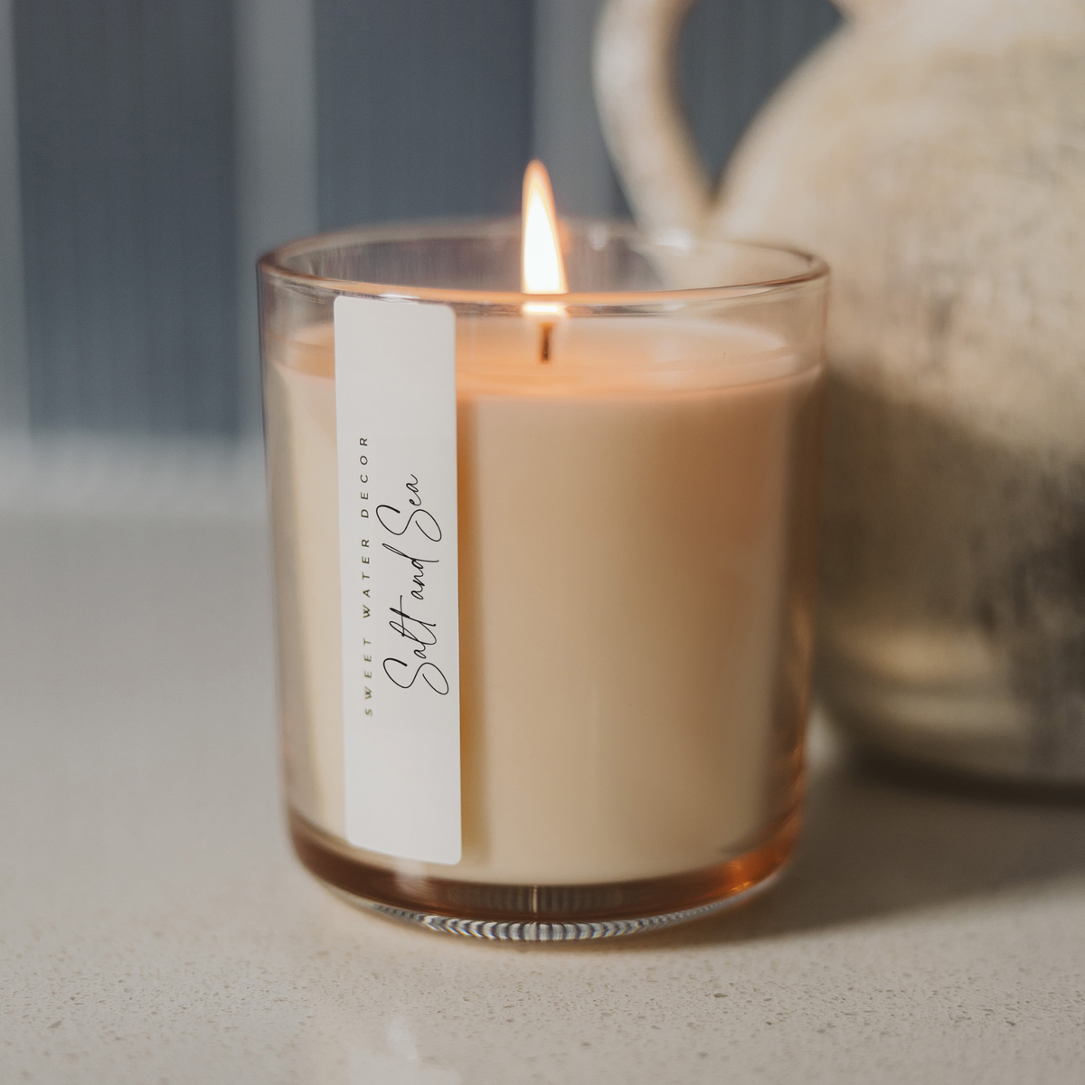 Sweet Water Decor - Salt and Sea 12 oz Candle - Home Decor and Gifts