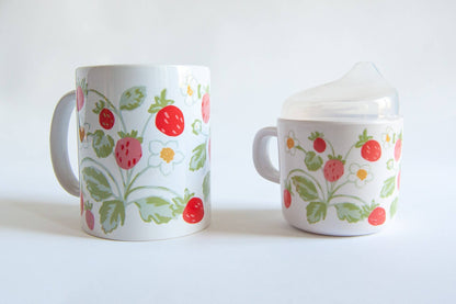 Helmsie - Strawberry Mama and Me Cup Set