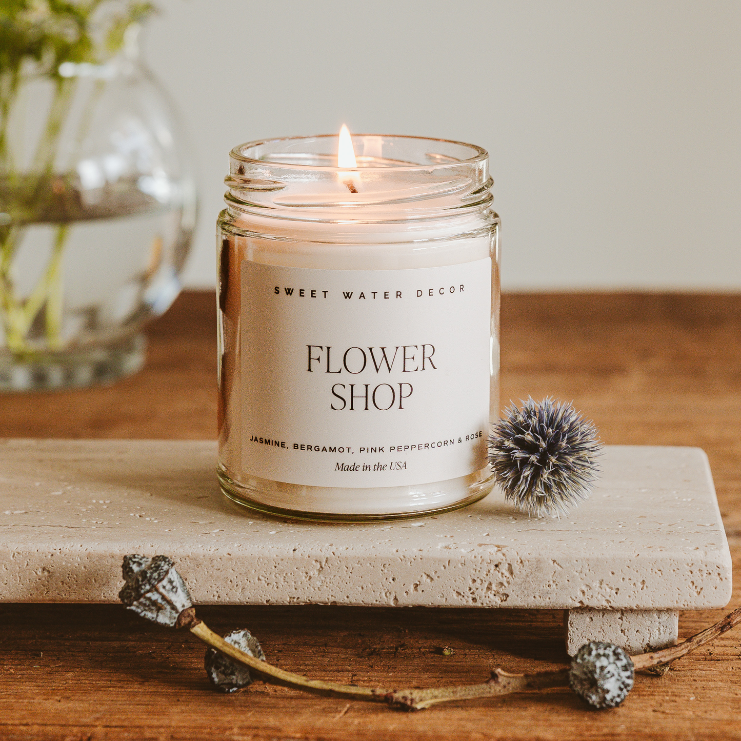 Sweet Water Decor - Flower Shop Soy Candle - 9 oz.