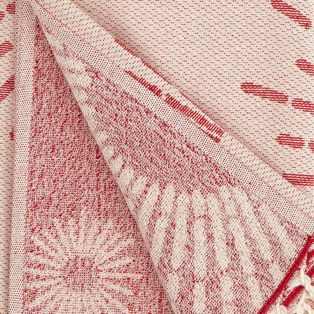 Kikoya - Sunbright Turkish Towels with Terry backing 35x70 Red