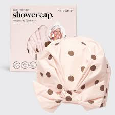 KITSCH- Luxury Shower Cap Blush Dot