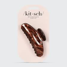 KITSCH - Eco-Friendly Marble Claw Clip - Brunette