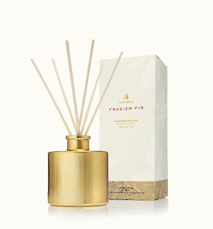 Thymes - Frasier Fir Petite Gold Reed Diffuser