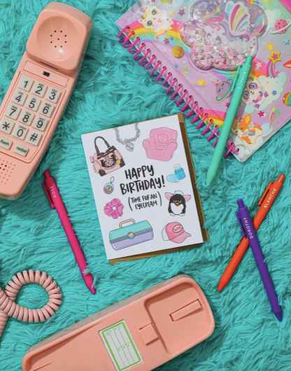 Brittany Paige - 90s Girl Birthday Card