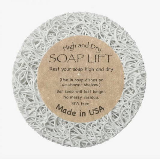 Soap Lift - Round A Bout Soap Lift Soap Saver - White