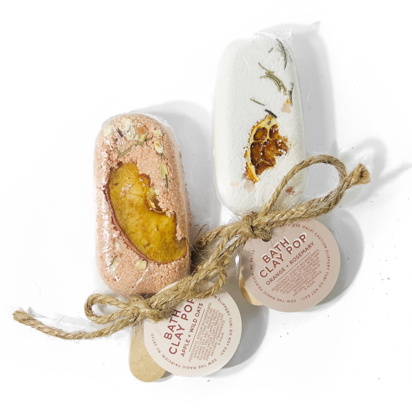 Sow the Magic - Botanical Bath Clay Pops With Dried Fruit and Epsom Salt