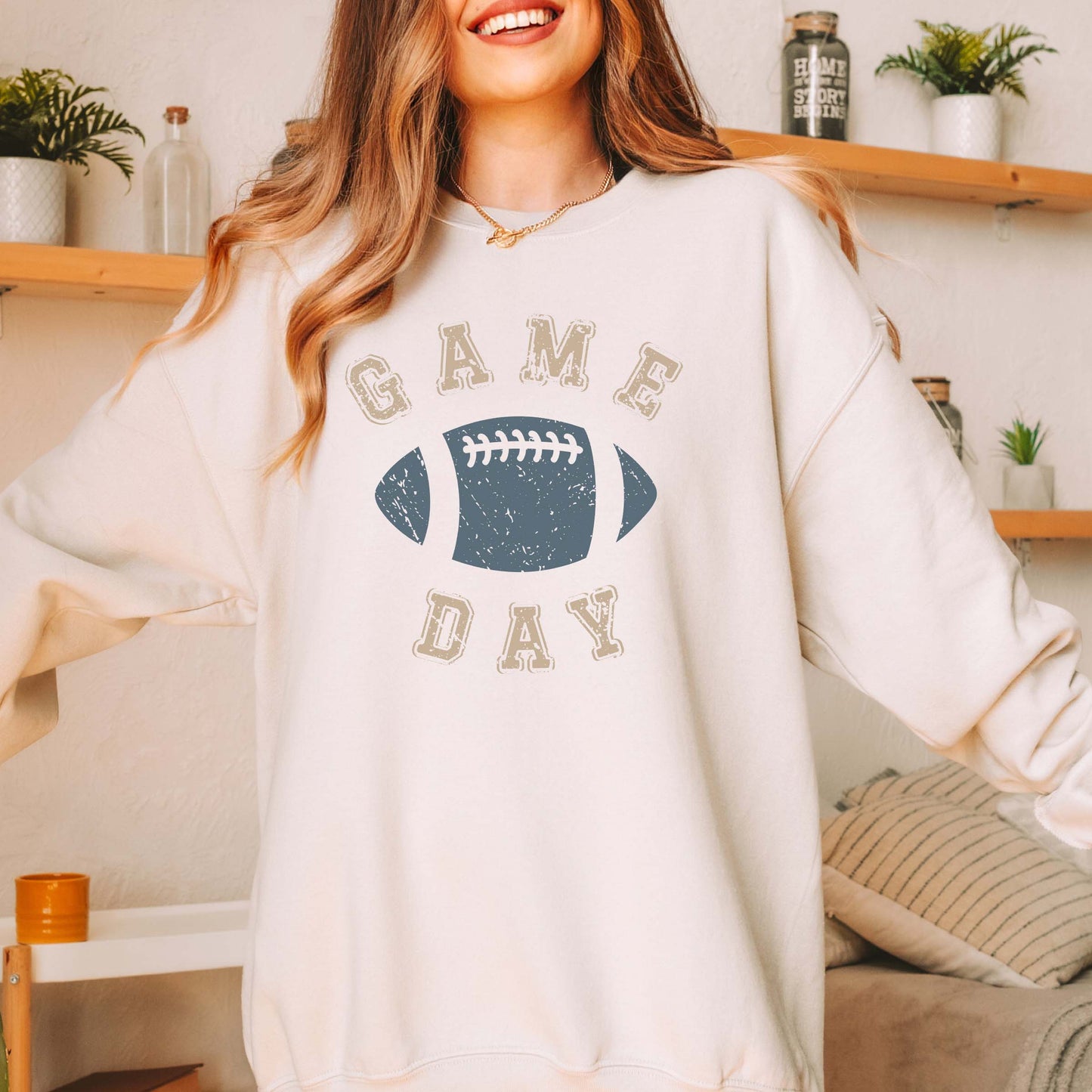 Limeberry Designs - Game Day Football Crewneck