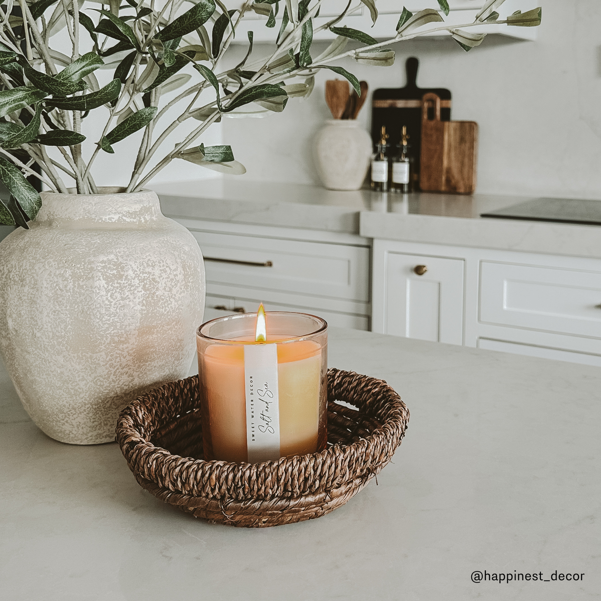 Sweet Water Decor - Salt and Sea 12 oz Candle - Home Decor and Gifts